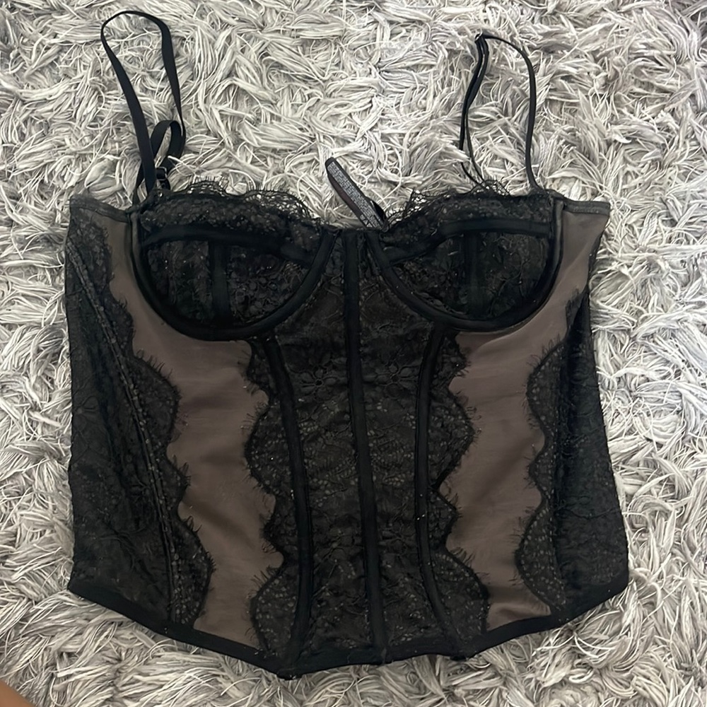 Urban outfitters lace corset top